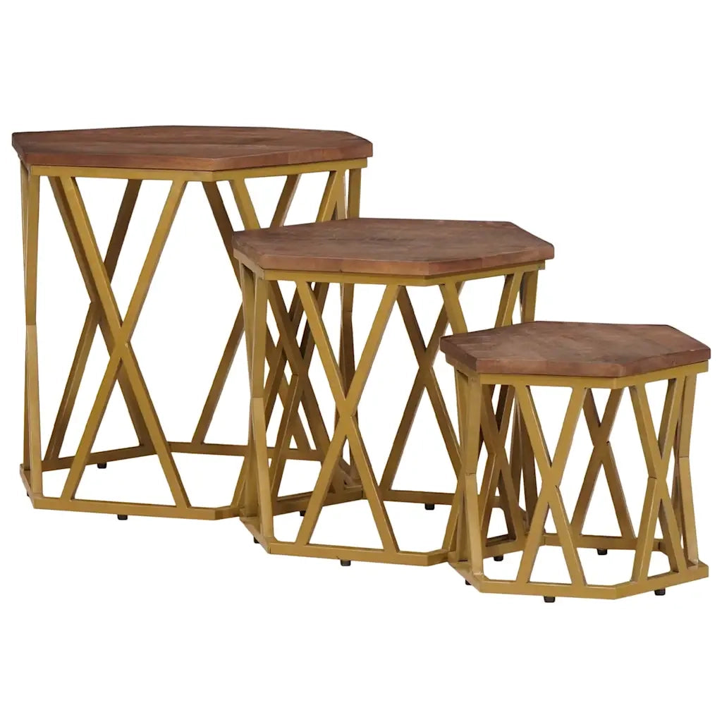 Tavolini da salotto | Tavolino da caff¨¨ | Tavolino da Soggiorno Marrone 55 x 55 x 50 cm