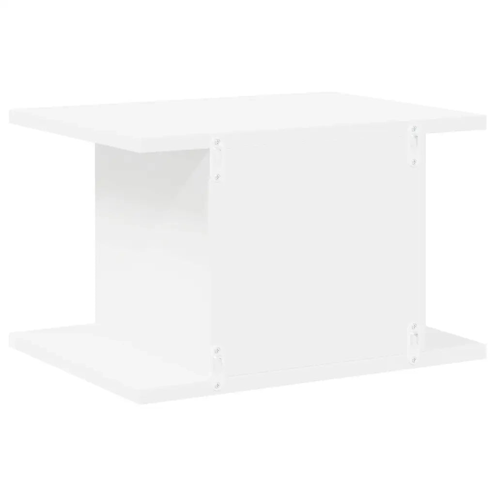 Comodino Bianco 40 x 30 x 25 cm Legno multistrato