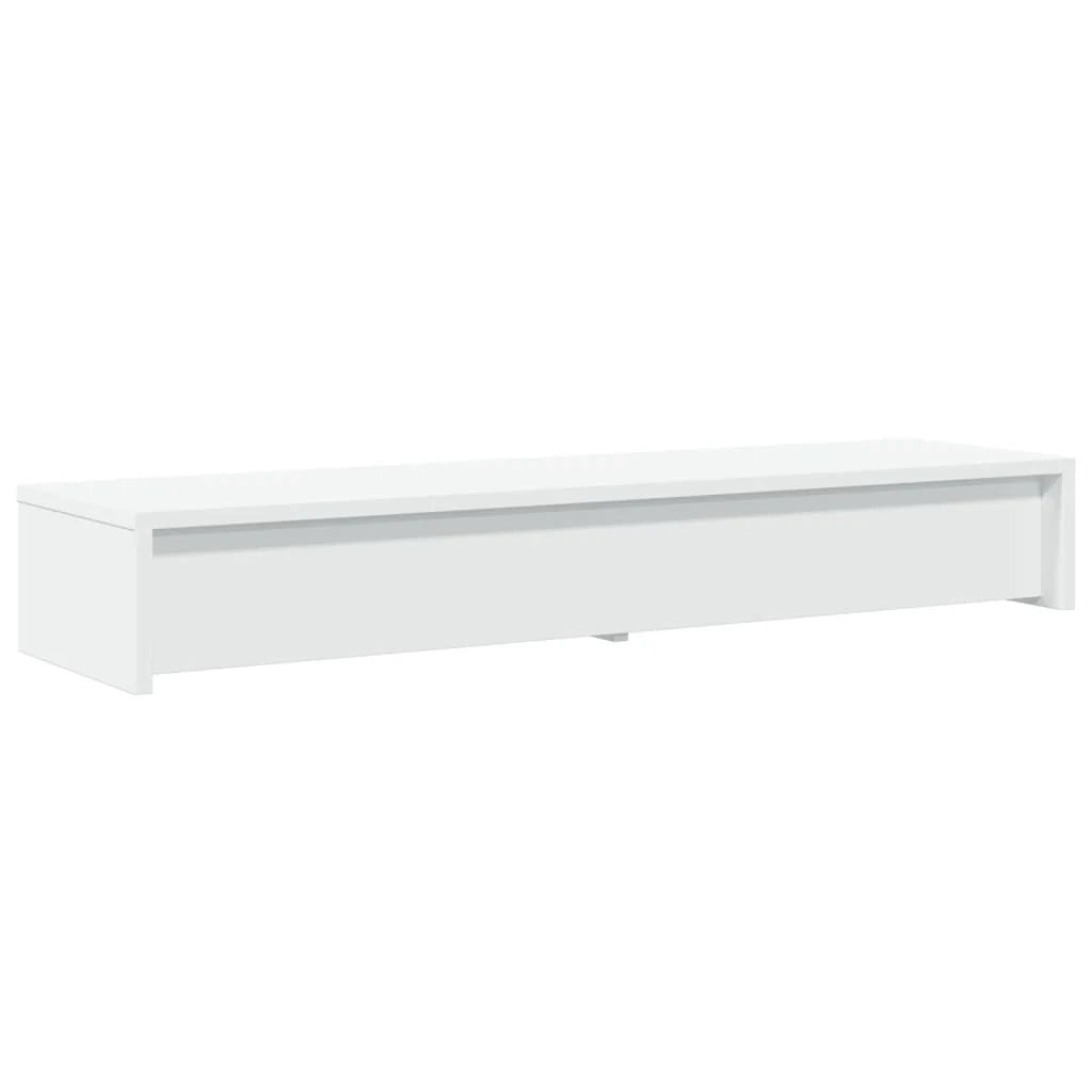 Supporto per monitor mobile da scrivania con cassetti legno ingegnerizzato bianco 02_0044934