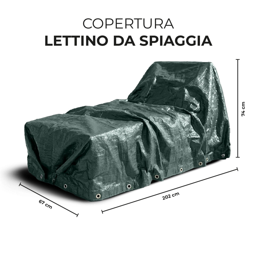 Telo Copertura Impermeabile per Arredo Giardino e Barbecue – Protezione Universale Cover Anti Pioggia UV Polvere per Tavoli, Sedie, Divani, ,lettino prendisole, Ombrelloni e BBQ Modello 6