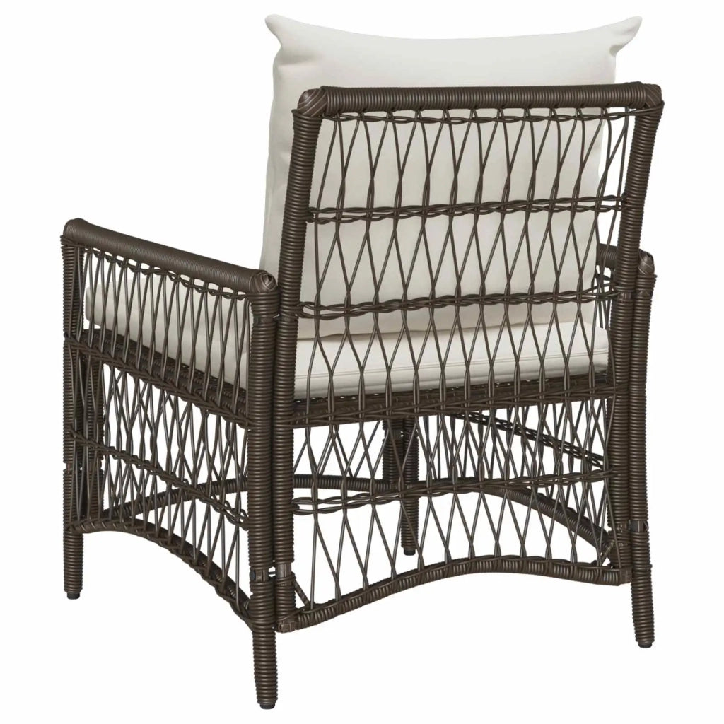 Sedia da Giardino Marrone 73 x 61 x 77 cm polyrattan 42006218