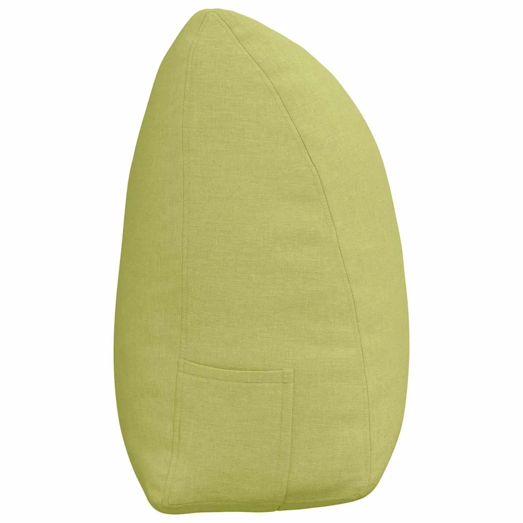 Cuscino per Schiena | Cuscino dorsale Verde chiaro 160 x 24 x 50 cm Tessuto