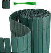 Schermo per giardino in PVC - separazione per balcone e schermo per terrazza e giardino - verde 0,9x5m