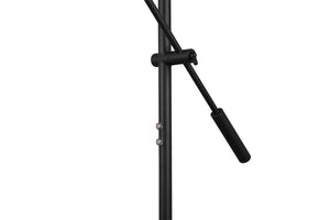 Piantana da Interno a LED in Metallo Nero Opaco