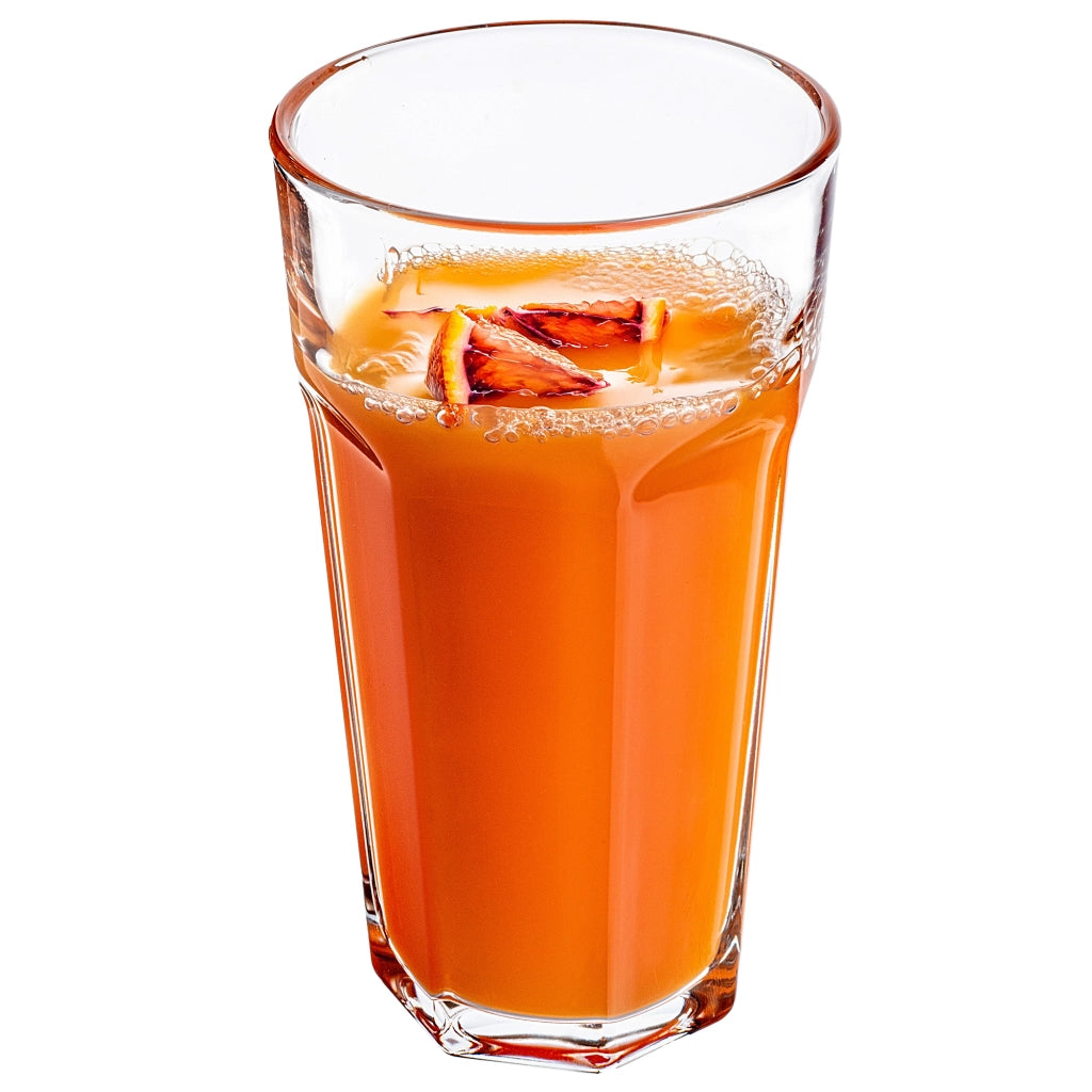 Set di 6 bicchieri KADAX da 635 ml per succhi di frutta, alti e spessi.