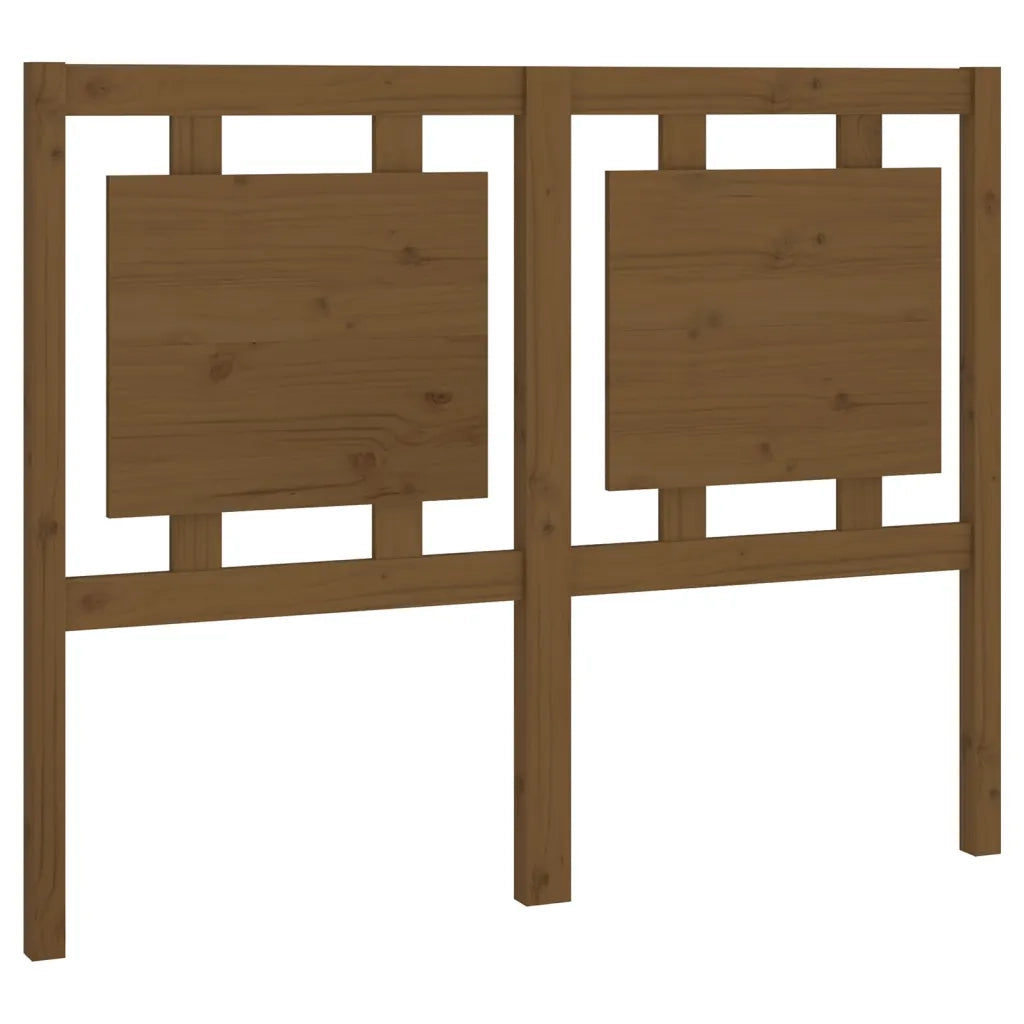 Testiera per Letto ambra 125,5x4x100 cm Legno Massello di Pino 817933