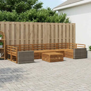 Set di divani da esterno 8 pcs Naturale 3383157