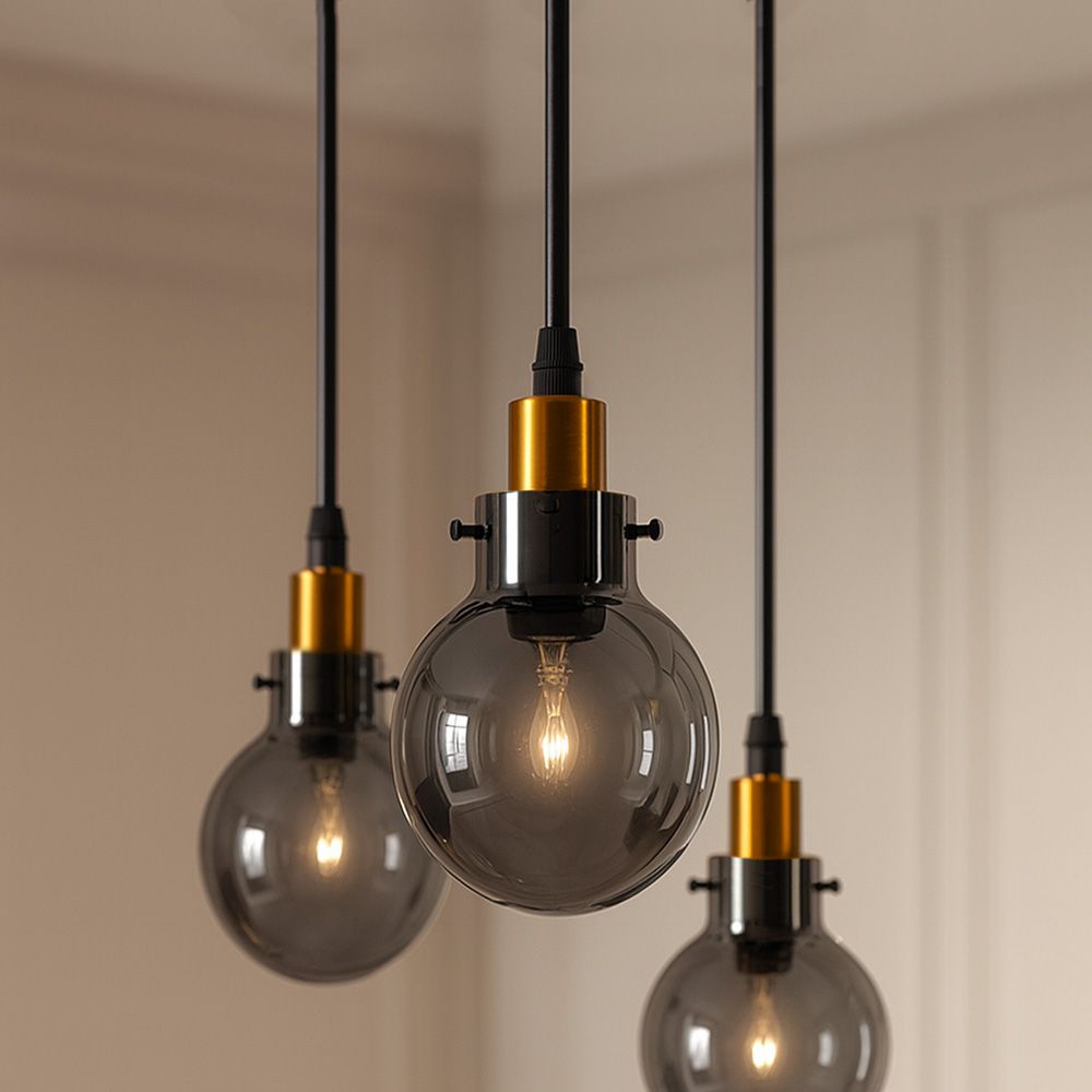 Lampada APP1125-3CP Black Gold