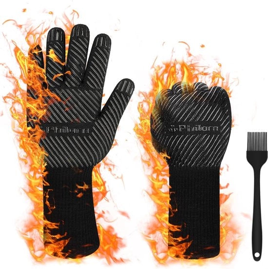 Manopole per barbecue, 800 gradi, 2 x manopole per forno, resistente al calore fino a misura universale, manopole per cucina, manopole per barbecue per cucinare, cuocere e saldare, classico.