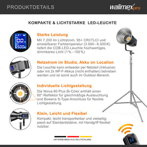 LED Niova 80 Compact Bi Colour 80W