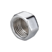 TAPPO FEMMINA IN OTTONE CROMO IBP- 1/2- IBP- pezzi 10