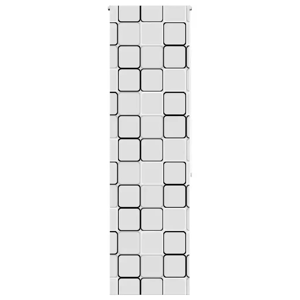 Tenda a Rullo Doccia 80x240 cm Larghezza Tessuto 76 cm