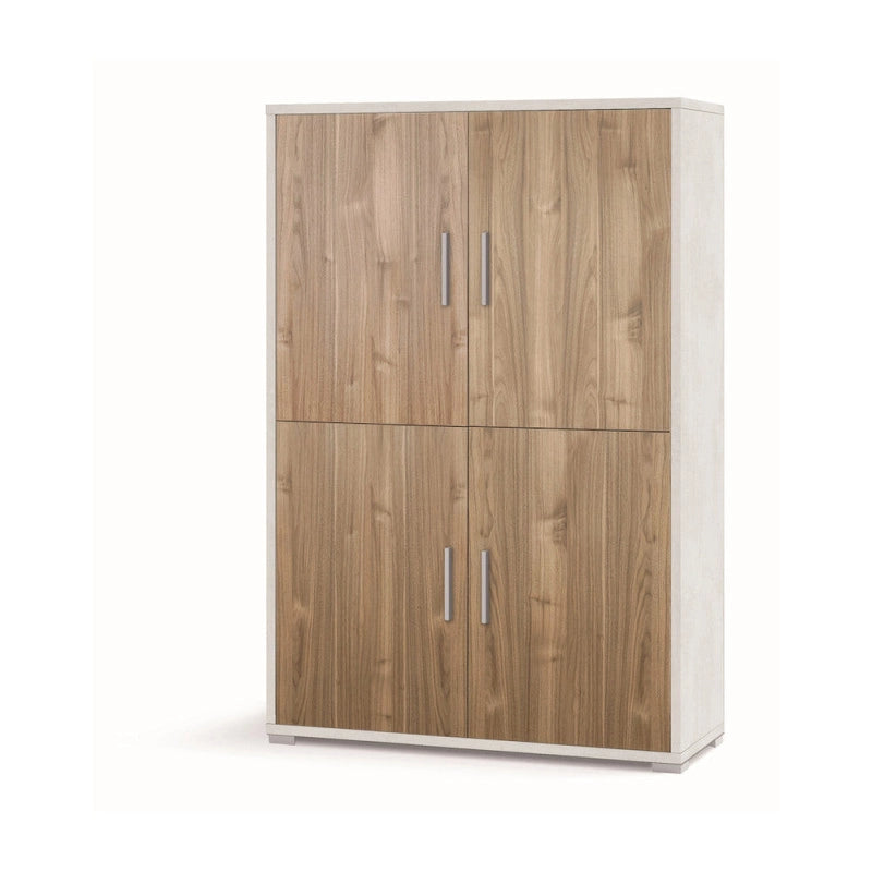 Mobile 4 Ante Kit Ossido Bianco cm 108x41x161h - Sarmog