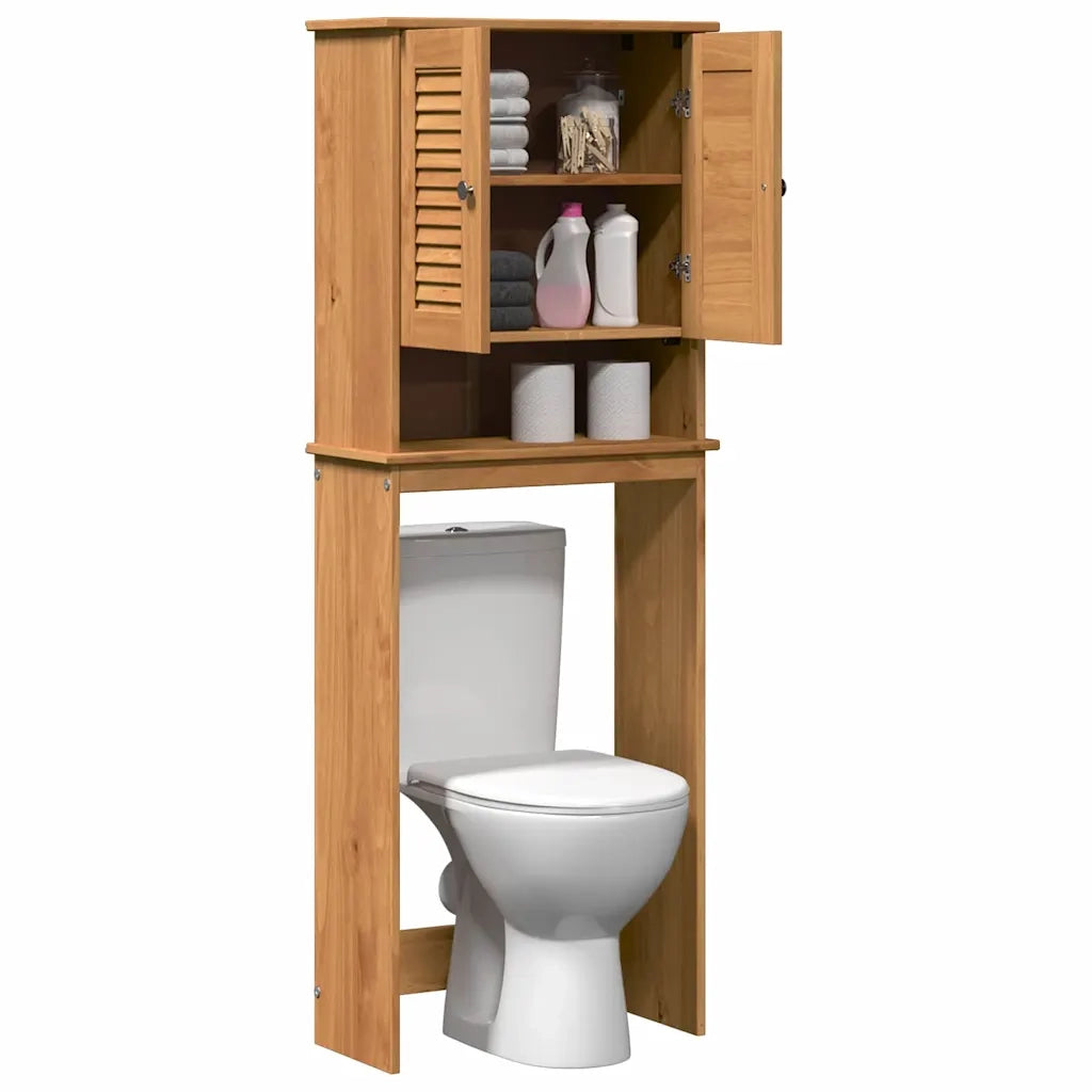 Mobile Bagno VIGO Marrone e Marrone Miele 60 x 27 x 161 cm 4019127