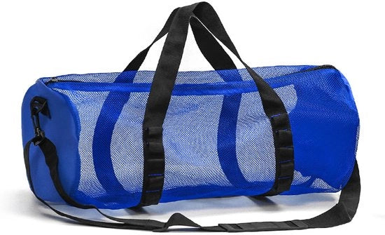 Tas per il mare con tela aperta, borsa da bagno portatile per viaggi, fitness e nuoto.