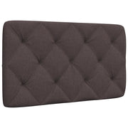 Cuscino Testiera Marrone Scuro 90 cm in Tessuto