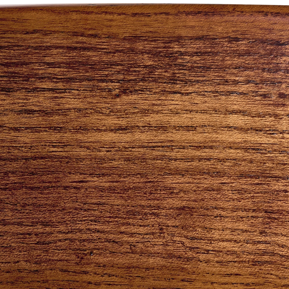 Set di 2 sedie da pranzo con struttura in legno di gomma e sedili in corda di carta in stile retrò Sala da pranzo marrone scuro e beige