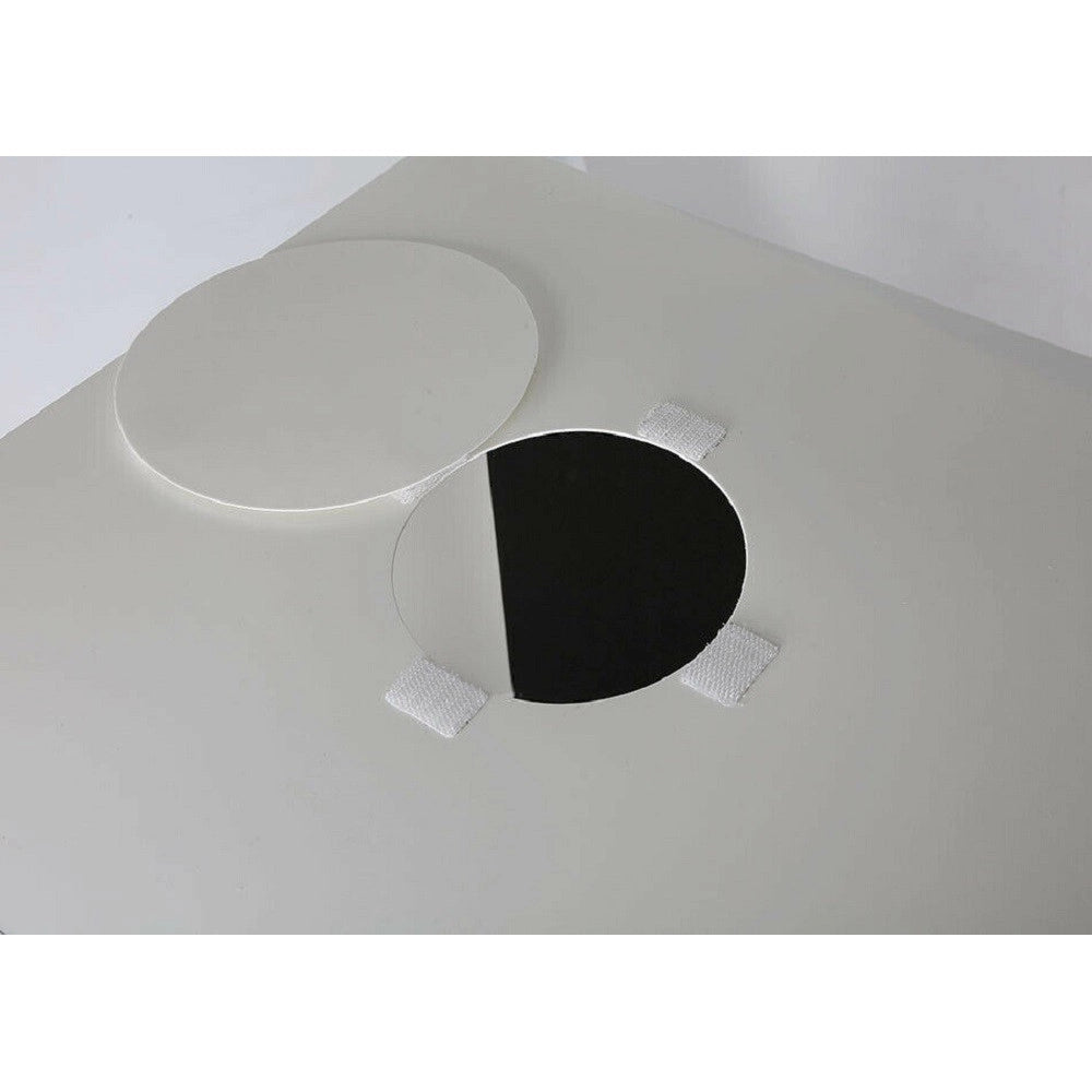 Trade Shop - Studio Set Fotografico Portatile Grande 30cm Light Box Con Luci Led 2 Sfondi -