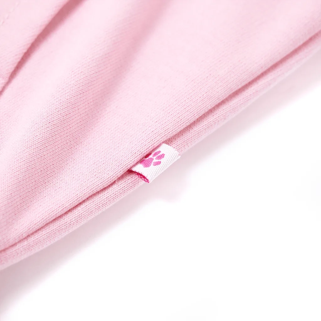 Felpa con Cappuccio e Cerniera da Bambina Rosa Brillante 128 11567