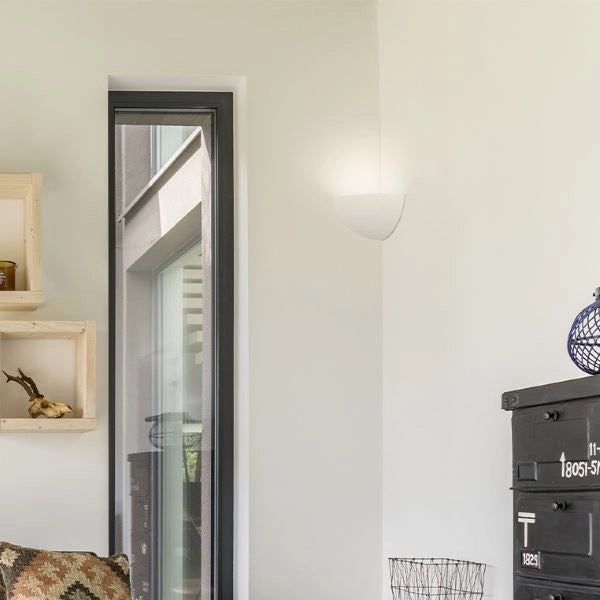 APPLIQUE ANGOLARE DA PARETE BIANCA 1XE27 HARA ANGLE BELFIORE