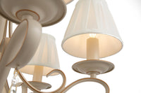 Lampadario Elegant in Metallo Brionia Beige
