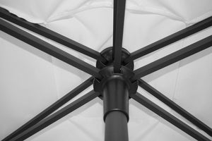 Ombrellone da Giardino 3x2 m Palo Ø35 mm in Alluminio Maffei Kronos Bianco