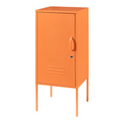 Comodino comodino cassettiera mobile contenitore acciaio 82 x 35 x 35 cm arancione 03_0011008