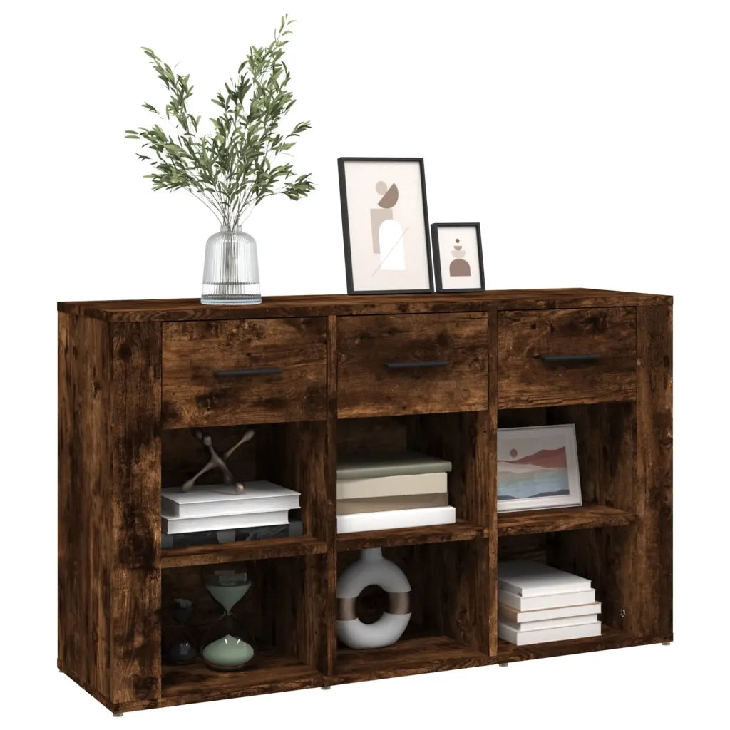 Credenza Rovere Fumo 100x30x59,5 cm in Legno Multistrato 821009