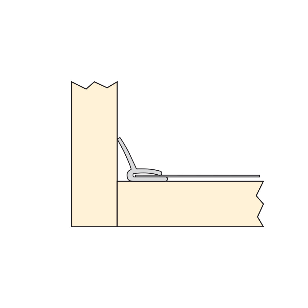 Protezione per Fondo Mobile da Cucina 86,8x58 cm in Alluminio Emuca