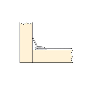 Protezione per Fondo Mobile da Cucina 86,8x58 cm in Alluminio Emuca