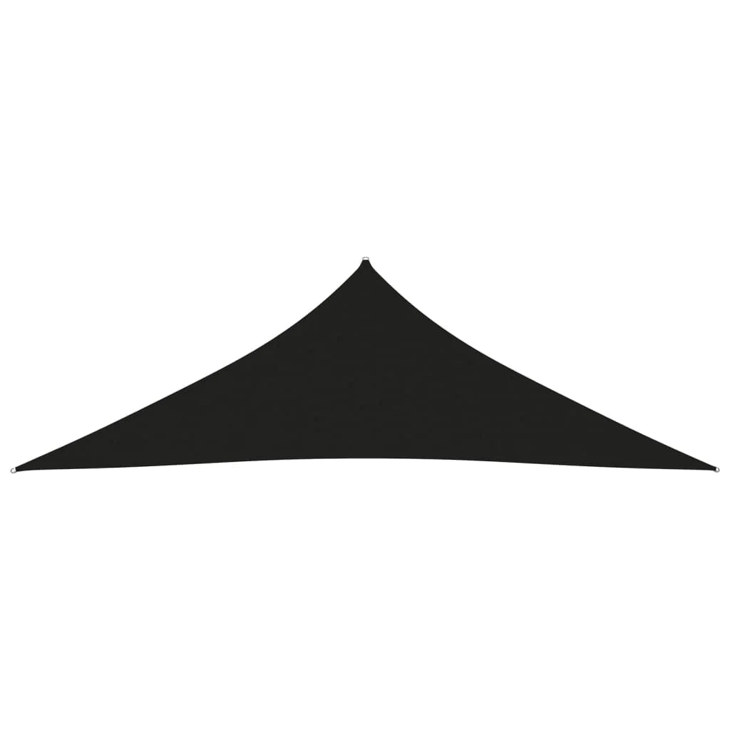 Vela ombreggiante triangolare in tessuto Oxford 2,5 x 2,5 x 3,5 m nero 02_0009800