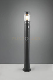 PAOLMA PALO ALTO DA ESTERNO METALLO ANTRACITE CON SENSORE MOVIMENTO IP44 H.100CM 1 LUCE ATTACCO E27