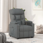 Poltrona Elettrica Reclinabile Grigio Scuro in Tessuto 3098816