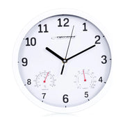 Orologio da parete meccanico Esperanza EHC016W, bianco, rotondo