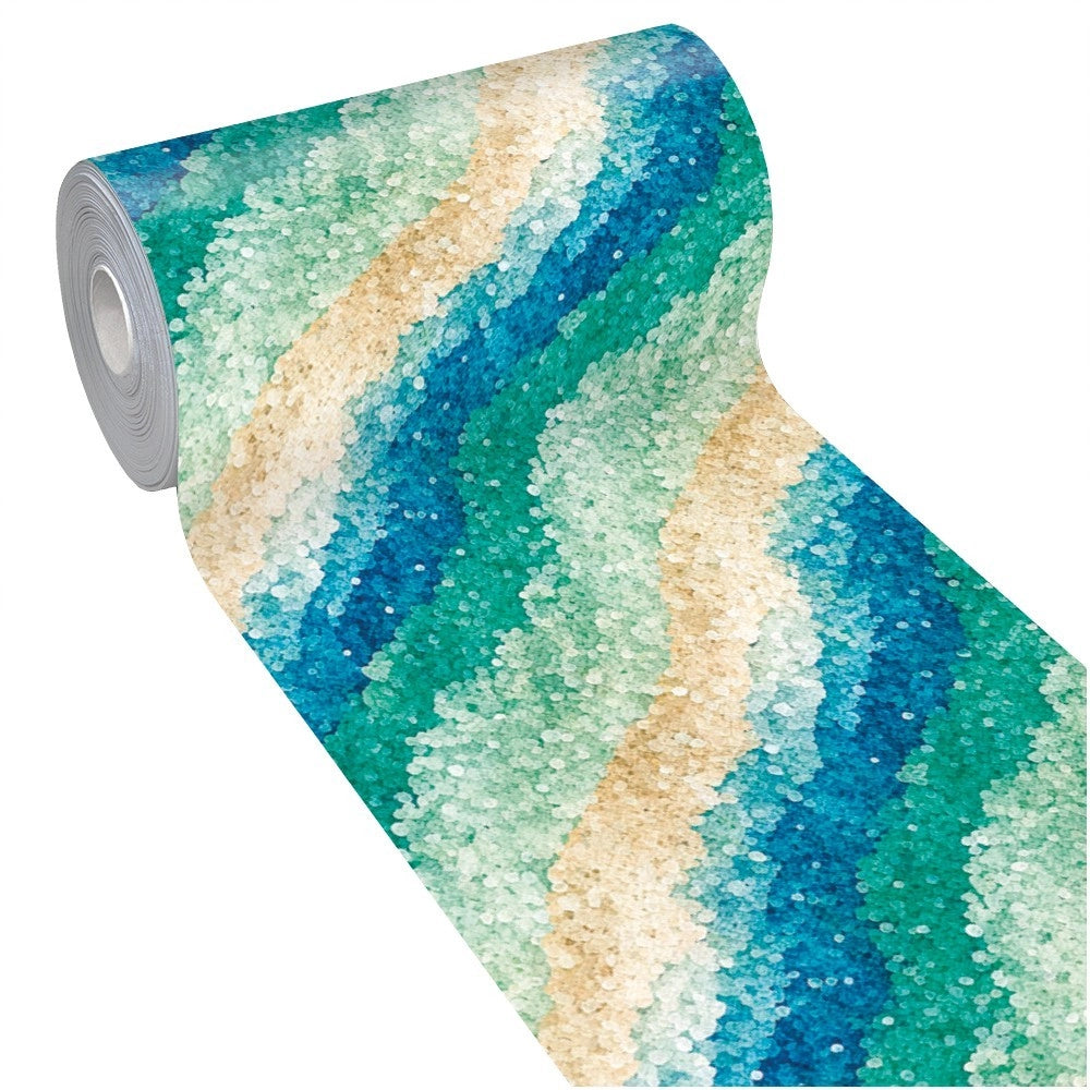 Tappeto Cucina Pvc 51x230 cm Morbido Passatoia Antimacchia Gomma Antiscivolo Flessibile Sfumature