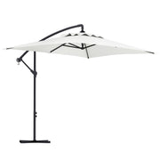 Parasol rettangolare esterno con manovella ¨C zephmum ¨C 294x193x250 cm