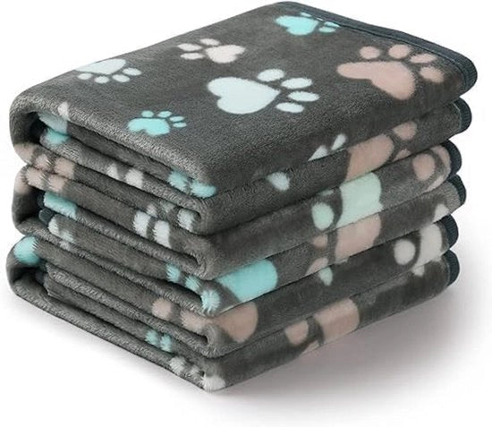 Decken per animale domestico, finitura morbida, decken invernale pesante, decken a pelo di fleece, letto per gatto 76 x 52 cm*3