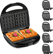 Grill a contatto con piastre rimovibili - Panini grill - Tosti grill - Grill - Apparecchio a contatto - Piastre rimovibili - Facile da pulire - Apparecchio grill - Vari programmi
