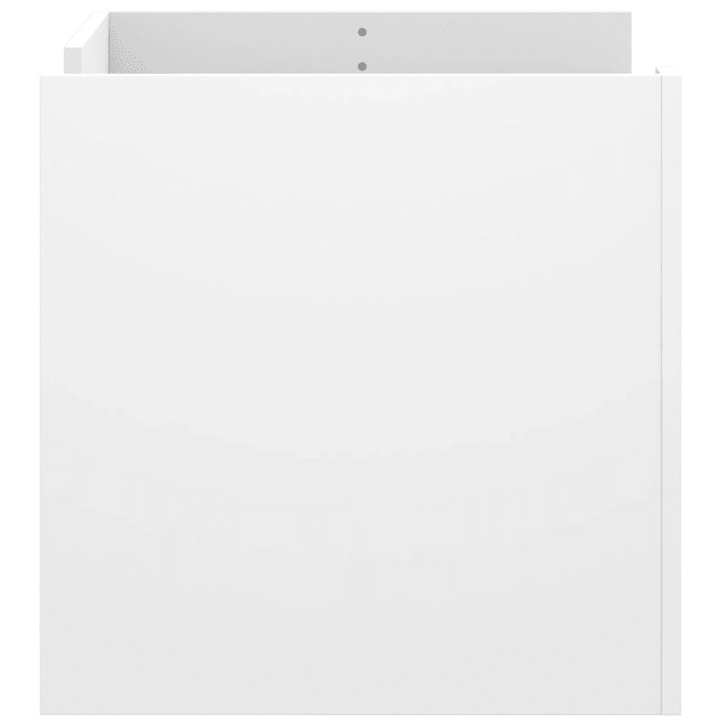 Tavolino da salotto | Tavolino da caff¨¨ | Tavolino da Soggiorno Bianco 80x50x50 cm in Legno Multistrato