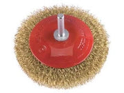 SPAZZOLA CIRCOLARE CONICA FILI IN ACCIAIO- - ø mm.90 PG 466.00 - 5 pezzi PG