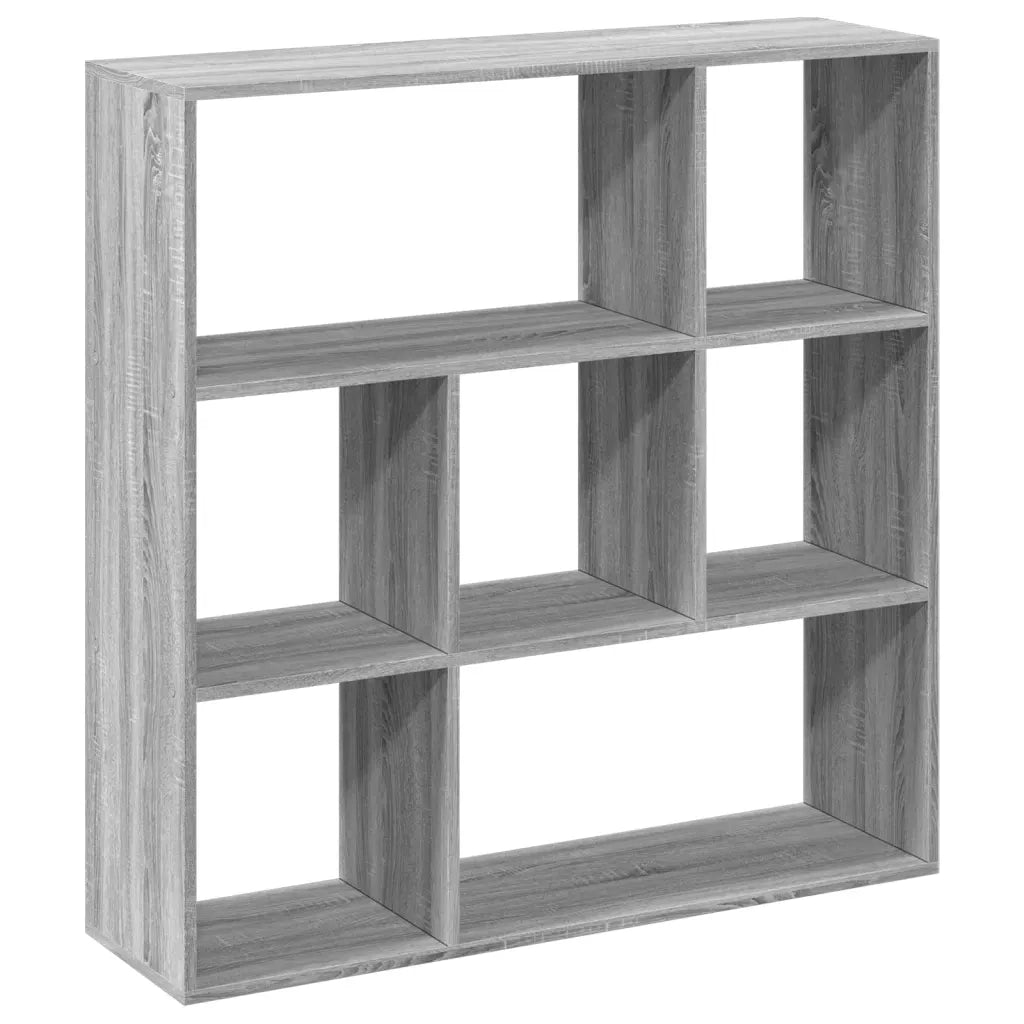 vidaXL Libreria Divisorio Grigio Sonoma 102x29x103,5 cm in Truciolato