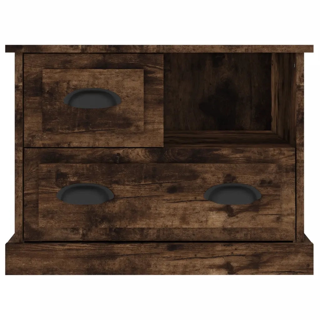 Comodino Rovere Fumo 60x39x45 cm 816365