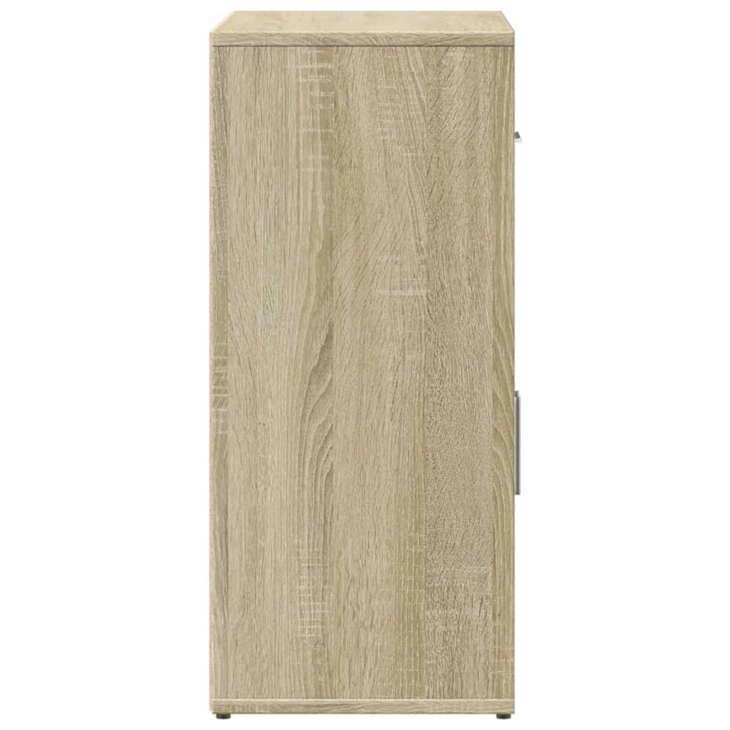 Buffet credenza cassettiera armadio mobile contenitore organizer cucina soggiorno rovere Sonoma 60 x 31 x 70 cm legno ingegnerizzato marrone 02_0031592