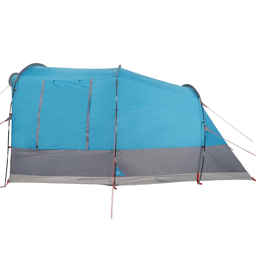 Tenda da Campeggio a Tunnel per 3 Persone-Tenda per Escursionismo Blu Impermeabile 559815