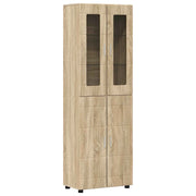 Credenza | Madia | Buffet da pranzo | Armadio da pranzo con lo scaffale FLORIN Rovere Sonoma 60 x 35 x 182 cm
