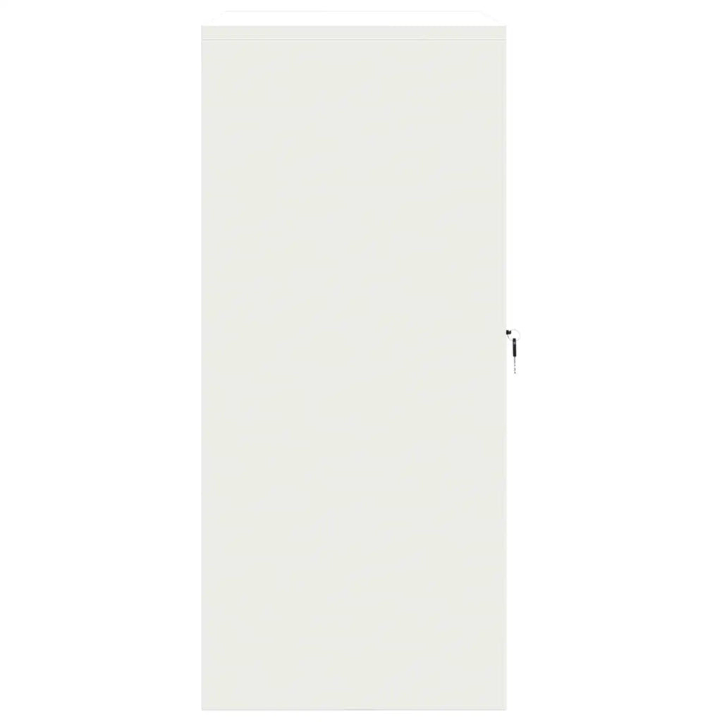 Armadio Bianco 80 x 40 x 90 cm Acciaio