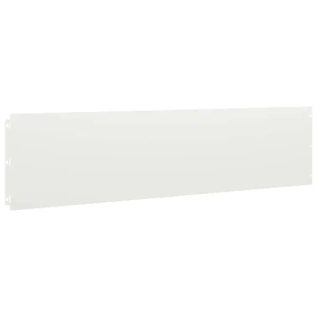 Bordure per Prato 10 pz Bianchi Acciaio Laminato a Freddo 860167