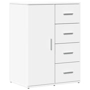 Credenza | Madia | Buffet da pranzo | Armadio da pranzo Bianca 59x39x80 cm in Legno Multistrato
