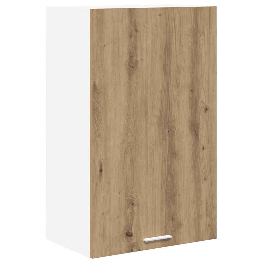 Armadio pensile Rovere Artigiano e Bianco 50 x 31 x 80 cm