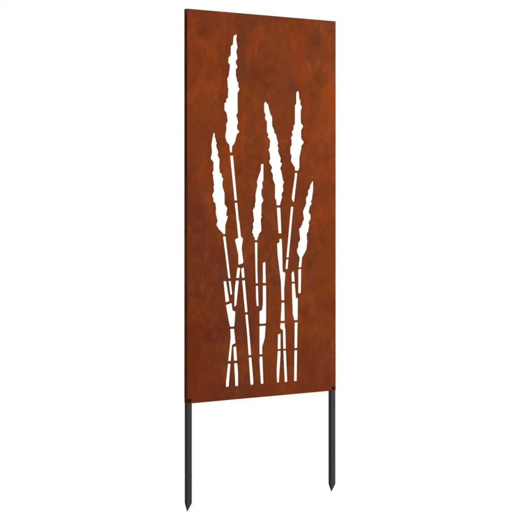 Schermo per privacy in giardino Floreale Ruggine 50 x 140 cm 876314